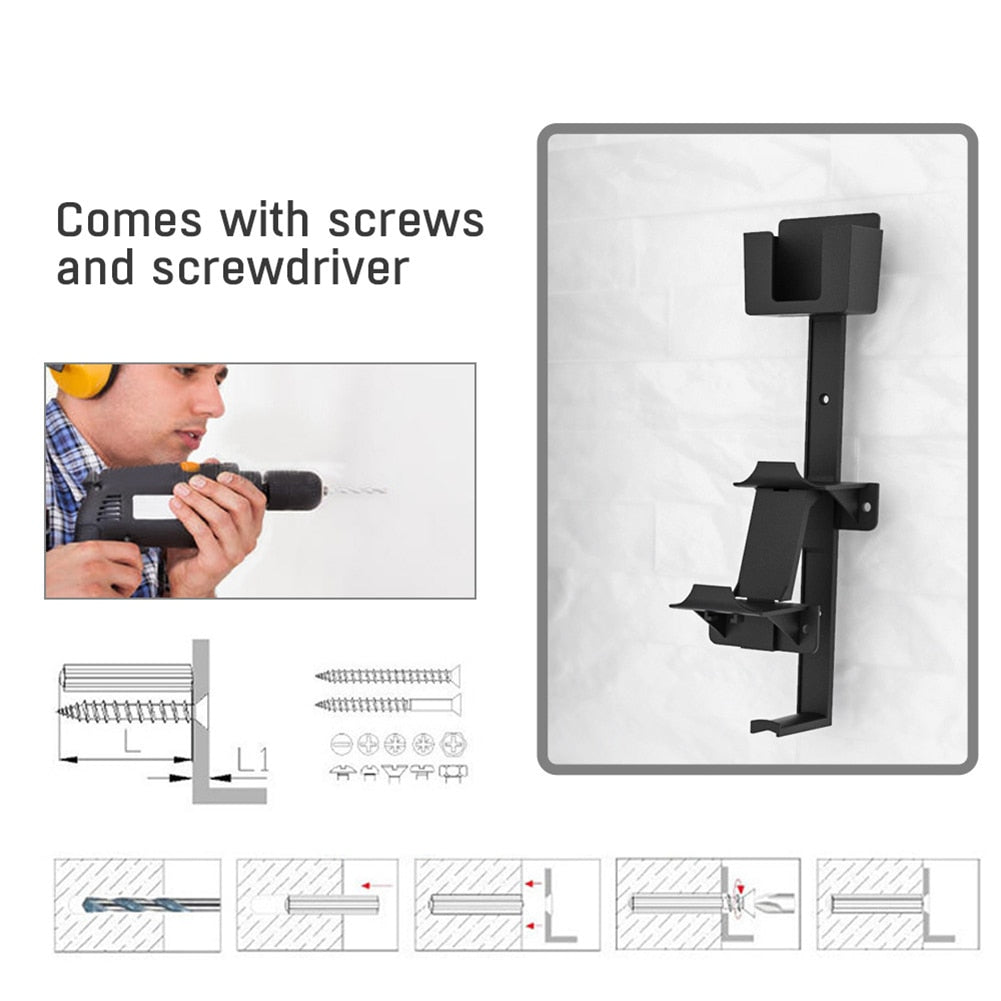 Controller and Headset Holding Wall Mount