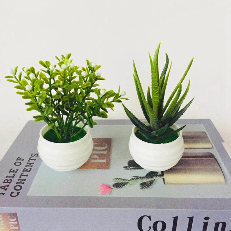 Mini Artificial Aloe Plants