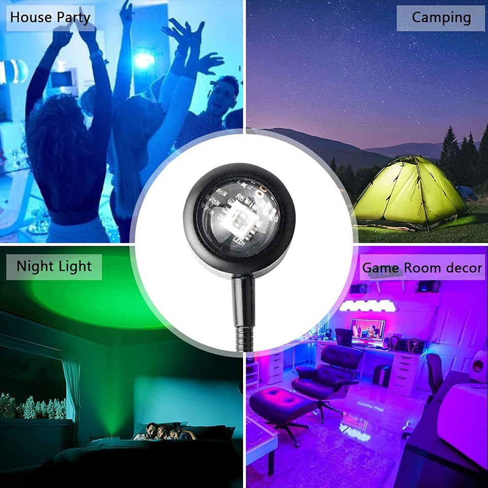 LED Portable USB Sunset Lamp