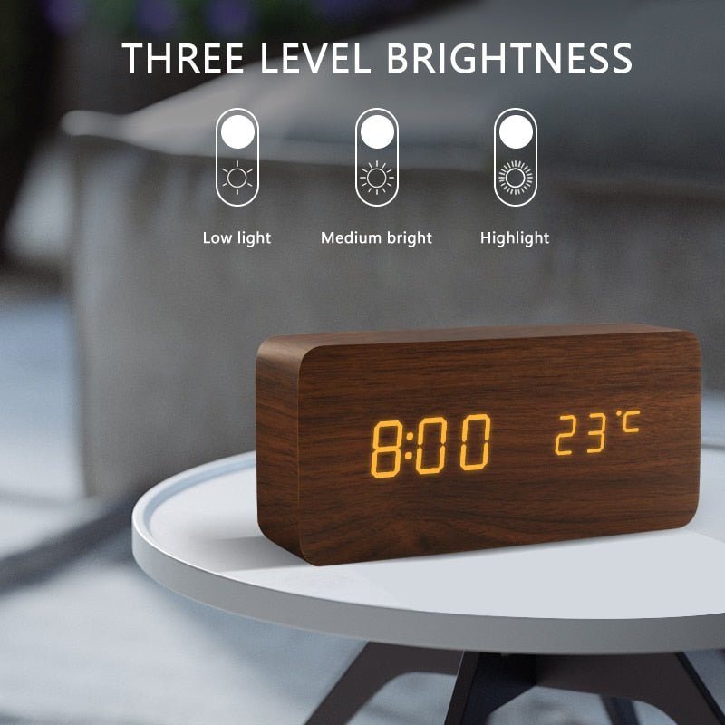 LED Voice Controlled Alarm Clock